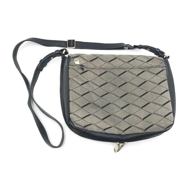 Fossil PRESTON Argyle Diamond Jacquard Shoulder Crossbody Bag - Picture 3 of 13